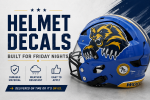 Helmet Decals Built for Friday Nights
