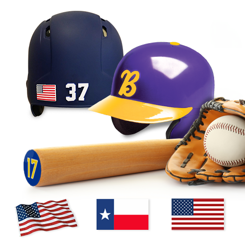 Softball Accessory Decals