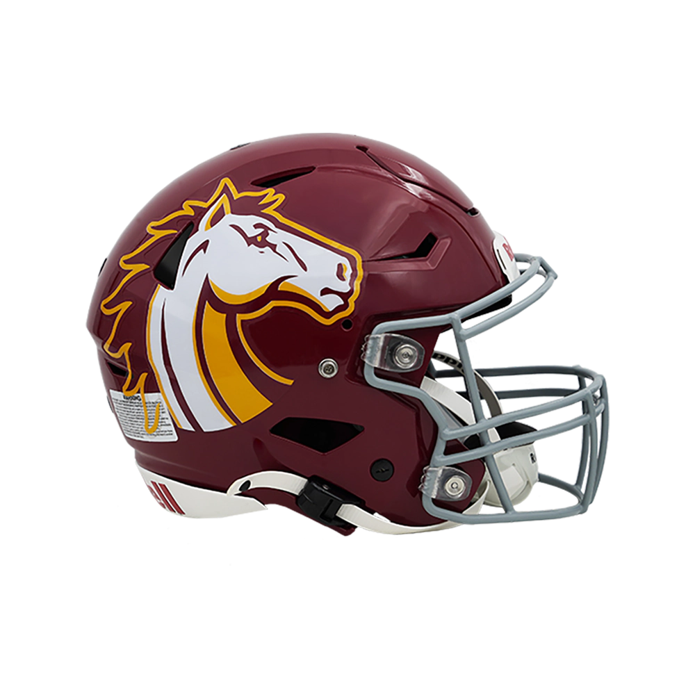 Football Helmet Red Maroon 1-Inch Wide Football Helmet Stripe Decal - High Quality, Full Size, Made In USA Football Helmet Decal Football Helmet Red Maroon 1-Inch Wide Football Helmet Stripe Decal - High Quality, Full Size, Made In USA Football Helmet Decal