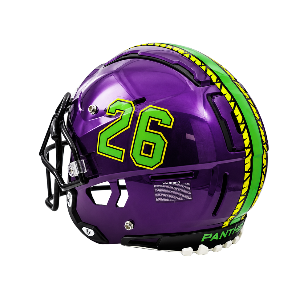 custom football helmets with number 108 Pcs Sports Helmet Numbers Stickers Elevate your teams game with our decal numbers for Guardian Caps and LOOP Cut To Shape Number Decals