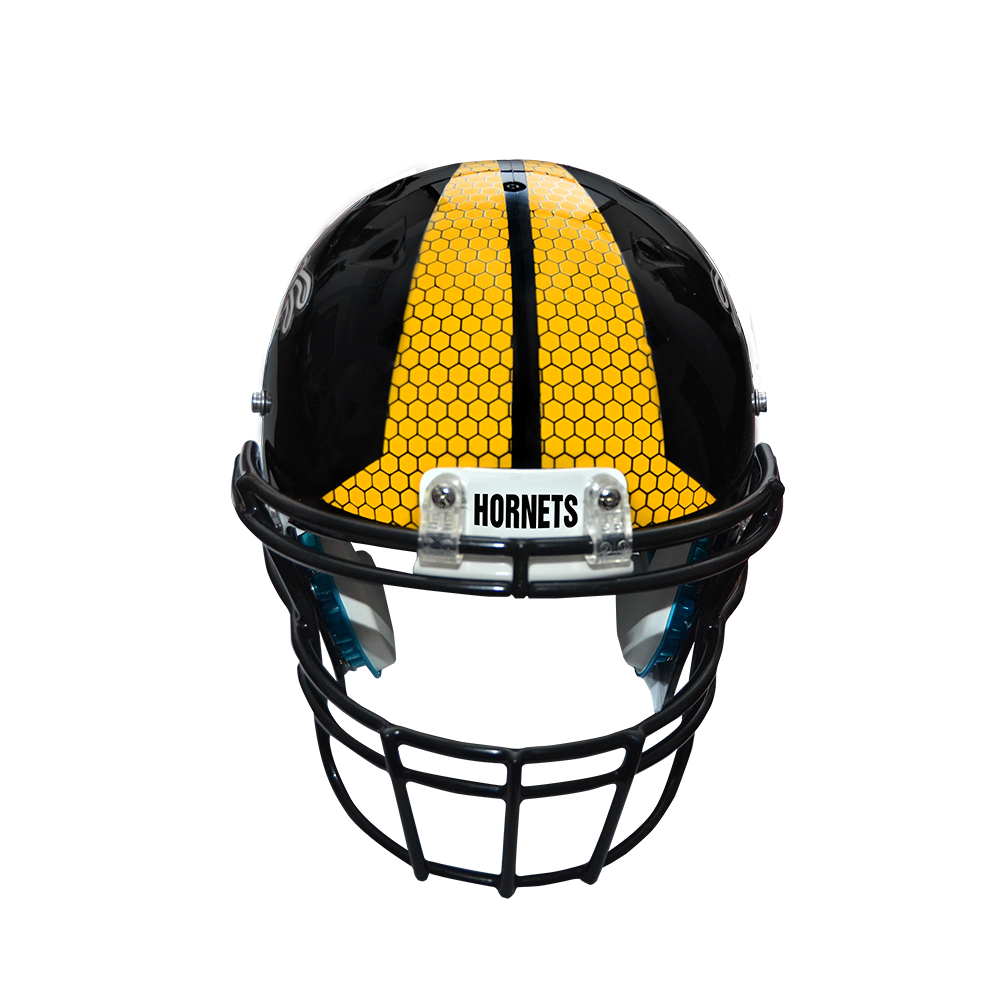 custom team football helmets Team Builder Custom Football Helmet Builder Custom Decorated HDHD™ Split  Tapered Stripes Sportdecals