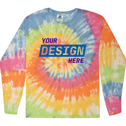 Tie-Dyed Long Sleeve Youth T-Shirt