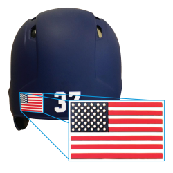 3D American Flag Decals