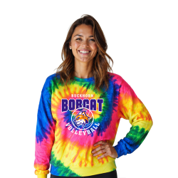 Tie-Dyed Crewneck Sweatshirt