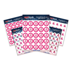 Breast Cancer Awareness Award Decals
