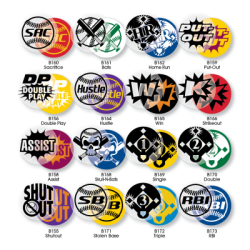 Baseball Award Decals