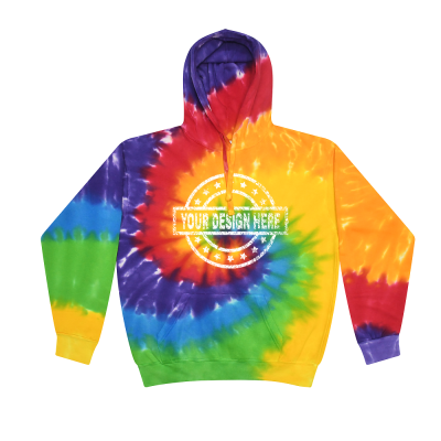 Tie-Dyed Pullover Youth Hoodie