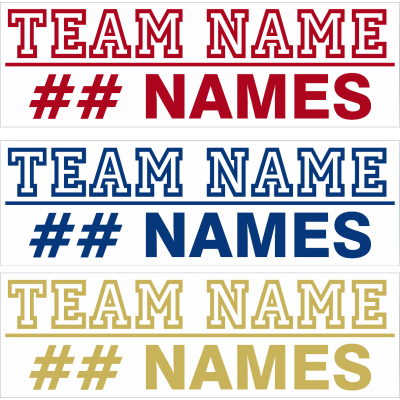 Name Strips for Award Boards