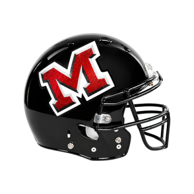 Metallic Flake Oversized Helmet Decals