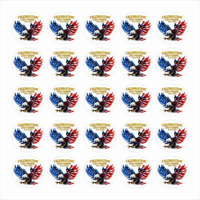 America's 250th Anniversary Award Decals, 1½”