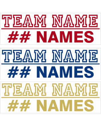 Name Strips for Award Boards
