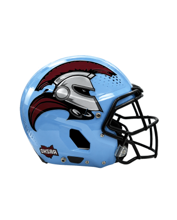Chrome Oversized Helmet Decals