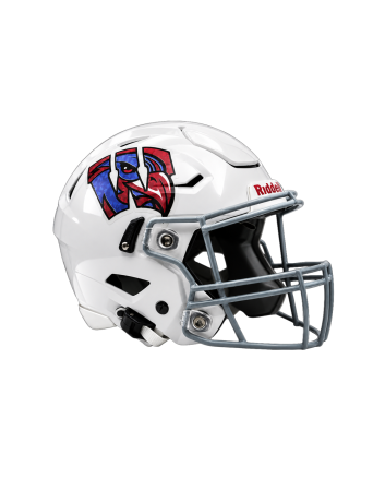 1 inch white football helmet stripes Cincinnati Bengals Riddell Authentic Full Size Speed Style On-Field Alternate Based on one of the most popular on Riddell SpeedFlex Football Helmet -