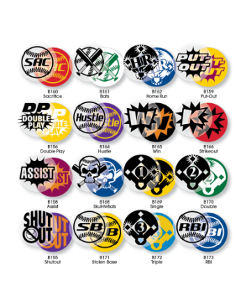 Baseball Award Decals