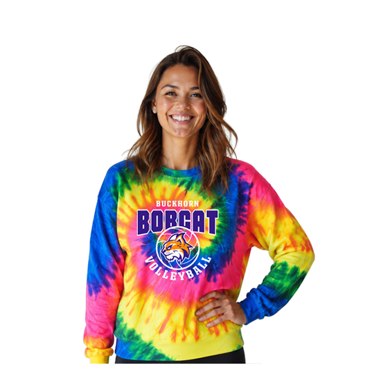 Tie-Dyed Crewneck Sweatshirt