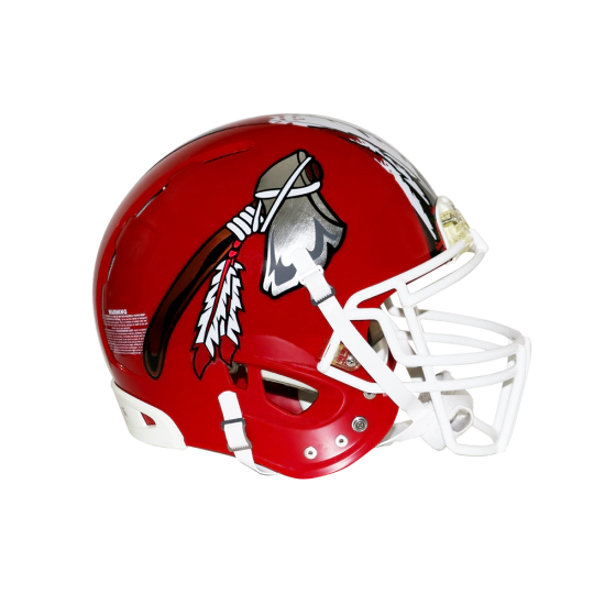 chrome football helmet Chrome Oversized Helmet Decals