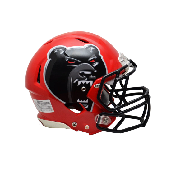 extreme football helmets Riddell SpeedFlex Black Out (2025) ergonomic pods that can be interchanged to adapt to the unique shape of your head Riddell SpeedFlex Black Out (2025)