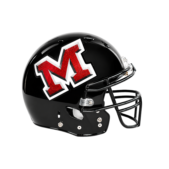 Metallic Flake Oversized Helmet Decals