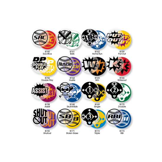 Baseball Award Decals
