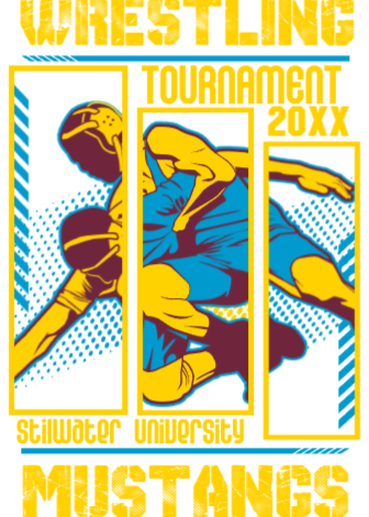 Wrestling Design - WRCSAK09