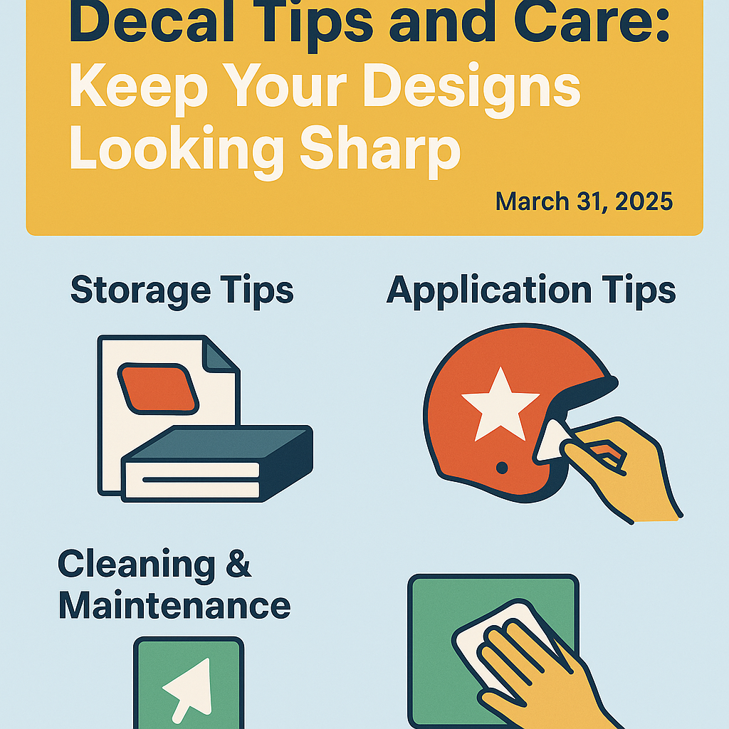 Decal Tips and Care: Keep Your Designs Looking Sharp