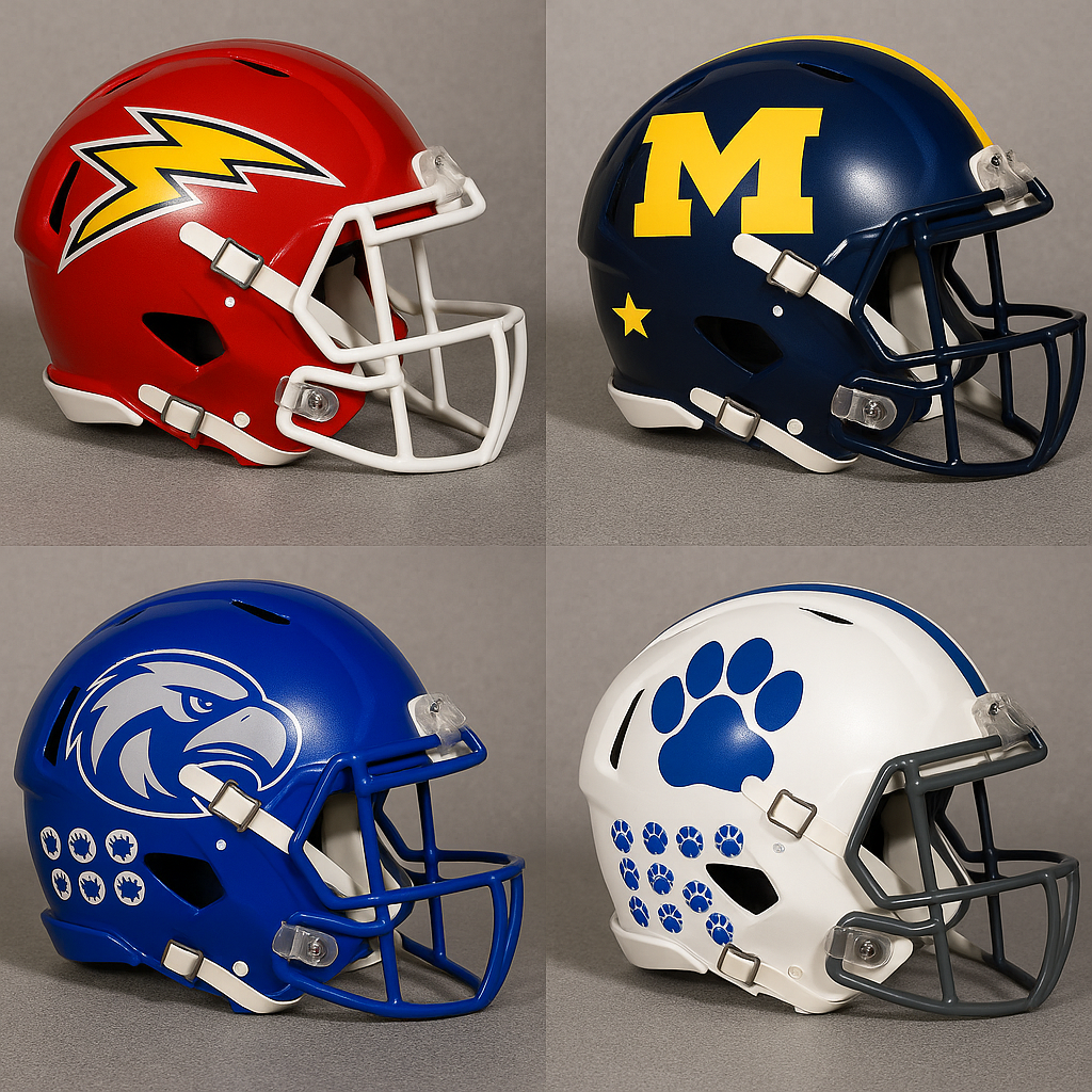 Why Football Helmet Decals Matter More Than You Think