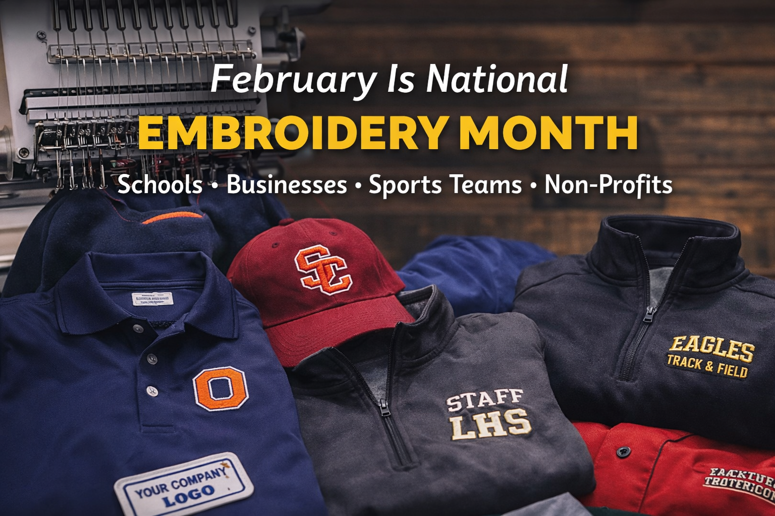 February is National Embroidery Month