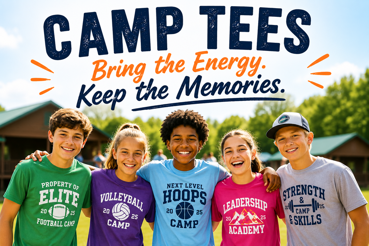 Camp Tees That Bring the Energy (and the Memories) l Must-Have Camp Apparel