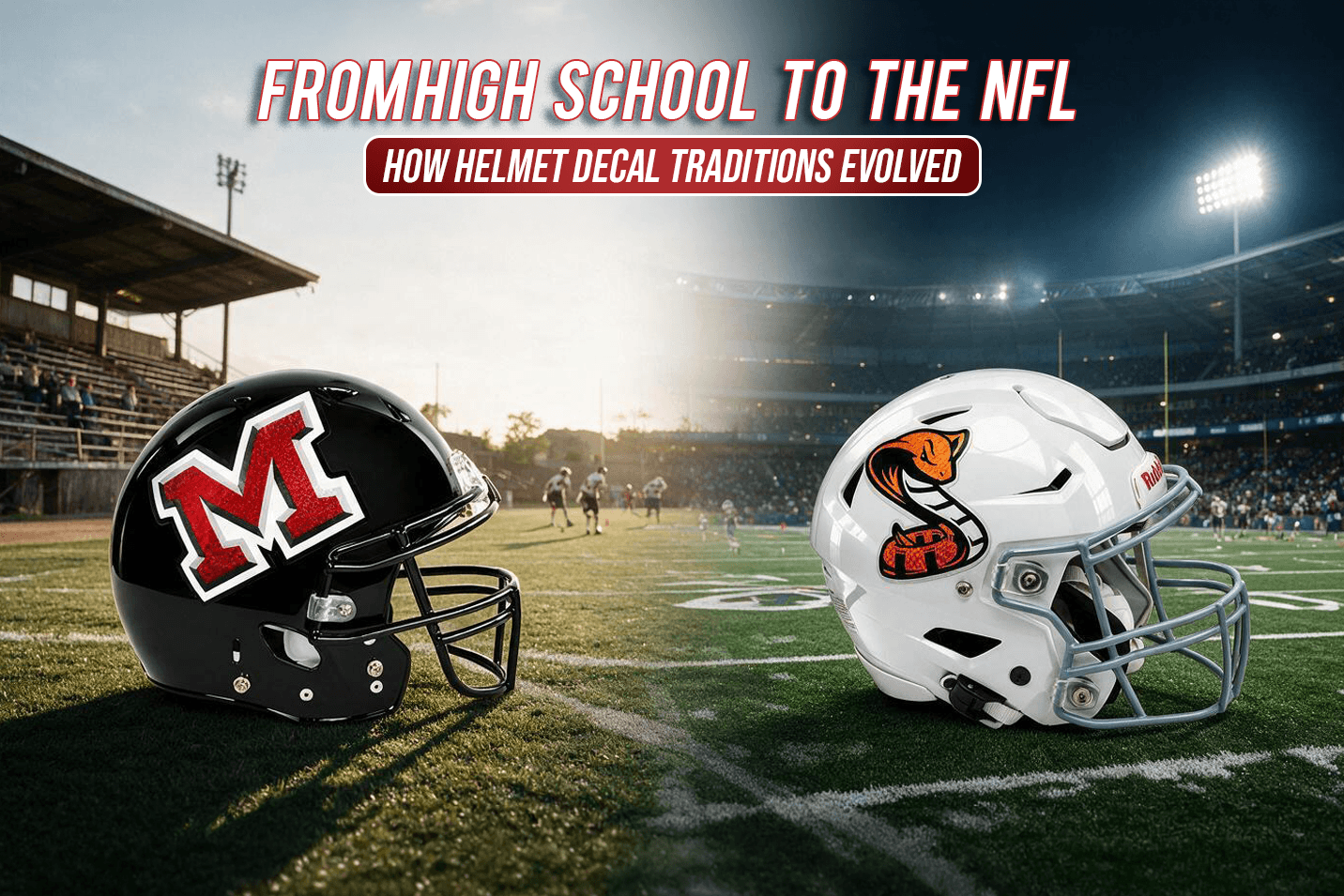 From High School to the NFL: How Helmet Decal Traditions Evolved