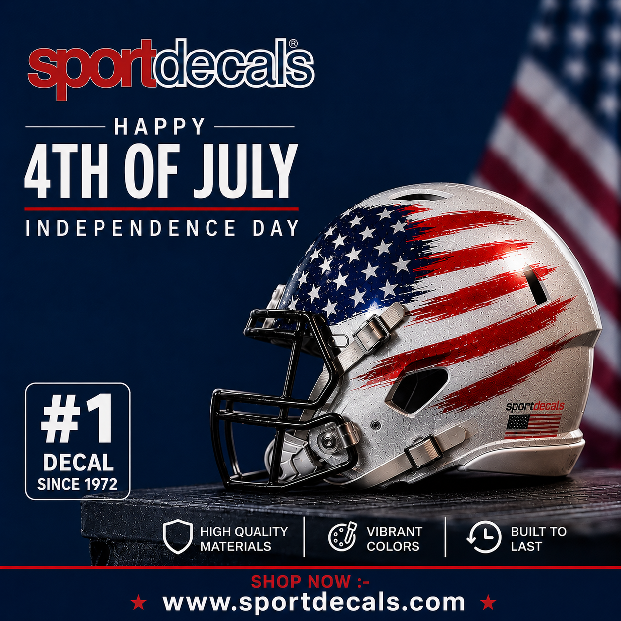 Celebrate America's 250th Anniversary with Custom Decals, Apparel, and More!