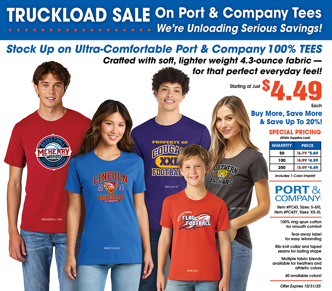 Truckload Sale: We're Unloading Serious Savings on Port & Company Tees