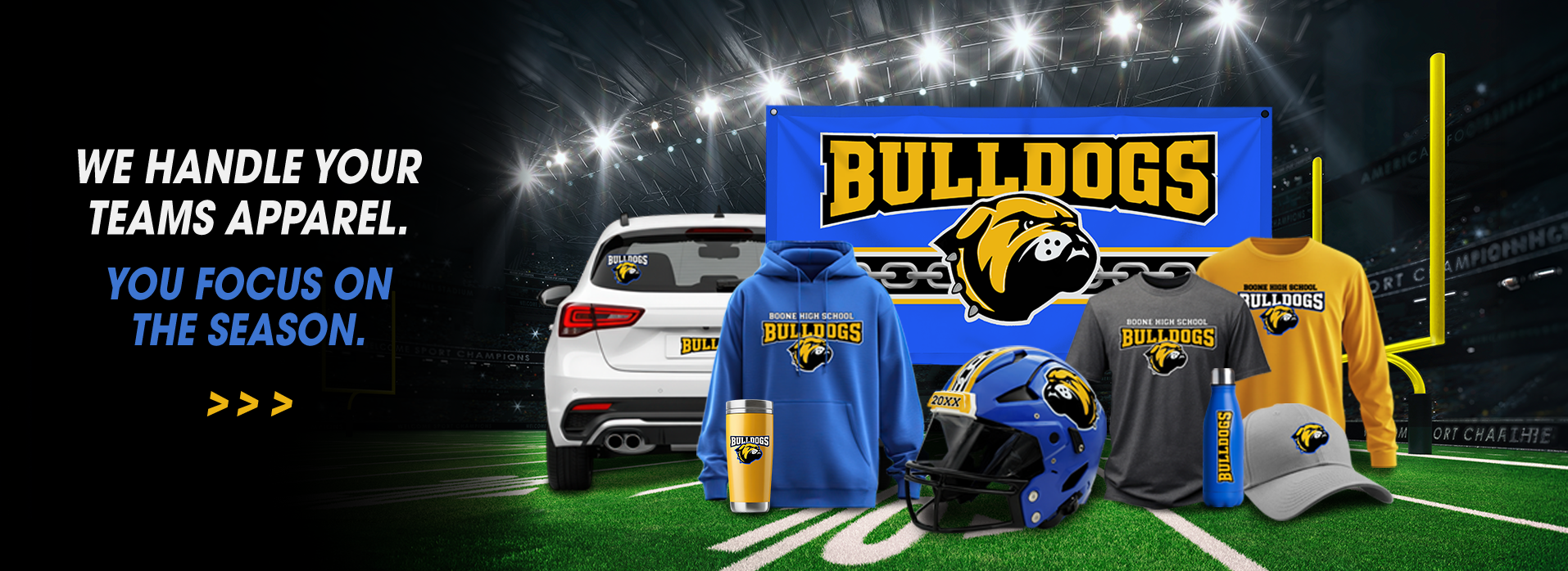 We handle your teams apparel. You focus on the season. Custom design to delivery, we make it easy.