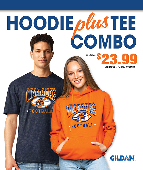 More savings when you pair a hoodie with a t-shirt!