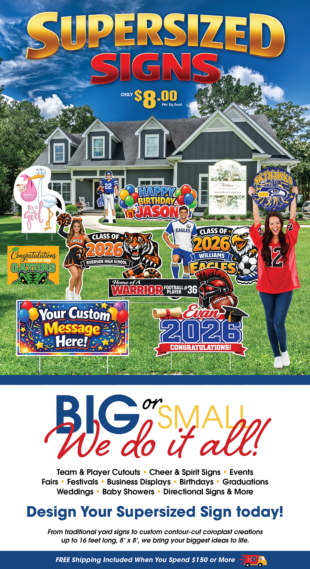 Big or small, we do it all!
